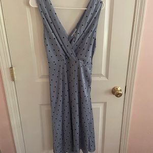 Polka dot midi dress